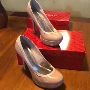 Tan Leather Baby phat pumps